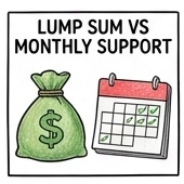 Lump Sum vs Monthly Support